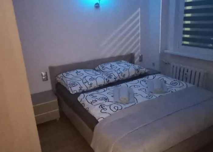 Juki, Mieszkanie Obok Katowice Wynajem Na Doby, Krotkoterminowy, 2 Balkon, 50m2,- Po Kapitalnym Remoncie 2-ga Sypialnia Jest Czescia Salonu Blisko Centrum Leczenia Oparzen 2,5 Km Siemianowice Śląskie