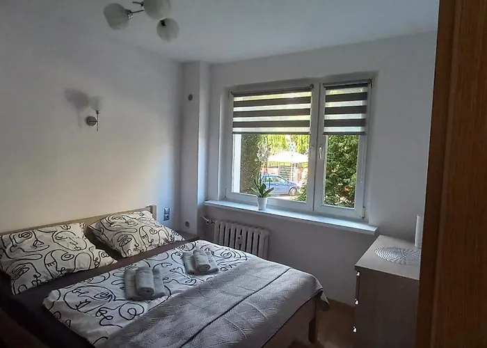 Appartement Juki, Mieszkanie Obok Katowice Wynajem Na Doby, Krotkoterminowy, 2 Balkon, 50m2,- Po Kapitalnym Remoncie 2-ga Sypialnia Jest Czescia Salonu Blisko Centrum Leczenia Oparzen 2,5 Km Siemianowice Śląskie