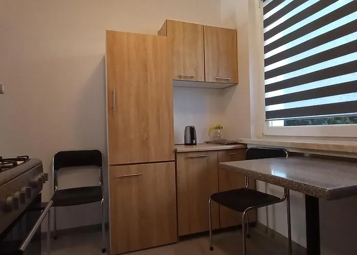 Juki, Mieszkanie Obok Katowice Wynajem Na Doby, Krotkoterminowy, 2 Balkon, 50m2,- Po Kapitalnym Remoncie 2-ga Sypialnia Jest Czescia Salonu Blisko Centrum Leczenia Oparzen 2,5 Km Appartement Siemianowice Śląskie