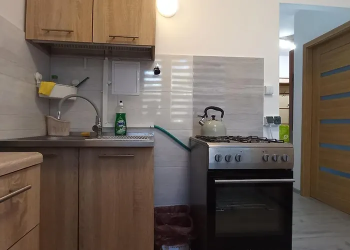 Apartmán Juki, Mieszkanie Obok Katowice Wynajem Na Doby, Krotkoterminowy, 2 Balkon, 50m2,- Po Kapitalnym Remoncie 2-ga Sypialnia Jest Czescia Salonu Blisko Centrum Leczenia Oparzen 2,5 Km Siemianowice Śląskie