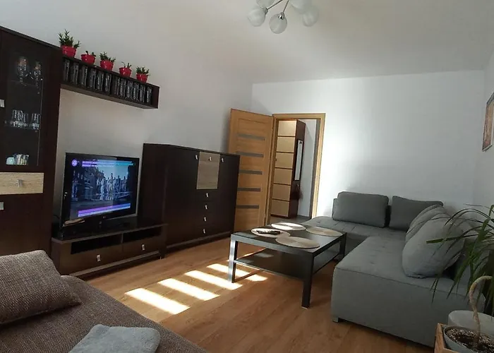 Appartement Juki, Mieszkanie Obok Katowice Wynajem Na Doby, Krotkoterminowy, 2 Balkon, 50m2,- Po Kapitalnym Remoncie 2-ga Sypialnia Jest Czescia Salonu Blisko Centrum Leczenia Oparzen 2,5 Km