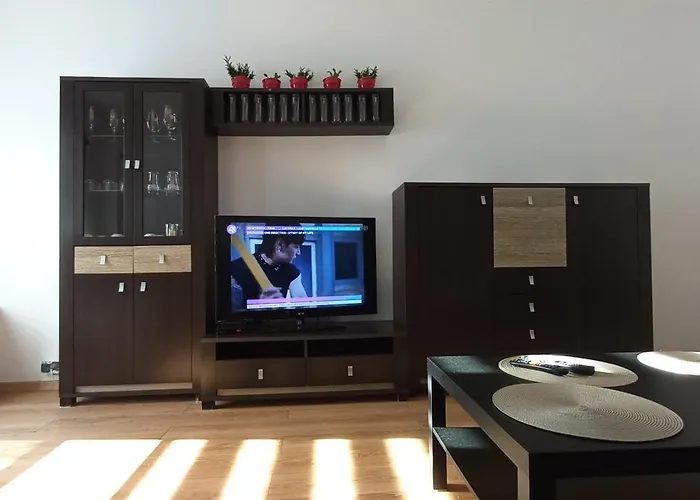 Juki, Mieszkanie Obok Katowice Wynajem Na Doby, Krotkoterminowy, 2 Balkon, 50m2,- Po Kapitalnym Remoncie 2-ga Sypialnia Jest Czescia Salonu Blisko Centrum Leczenia Oparzen 2,5 Km Appartement